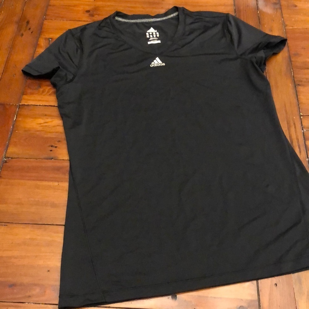 Adidas black t shirt.